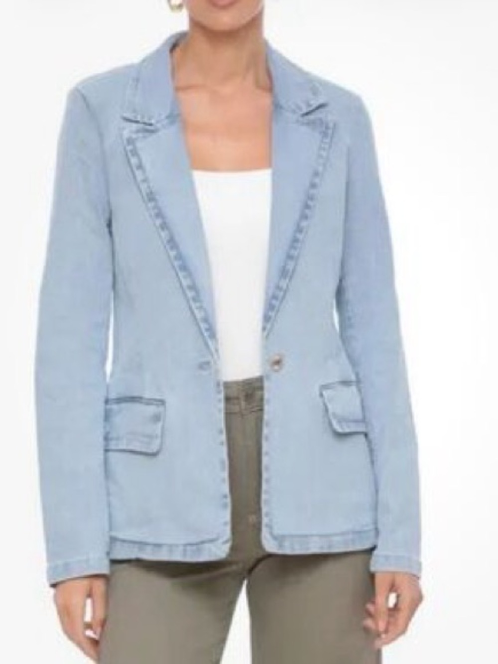 bagatelle Light Blue Denim Blazer